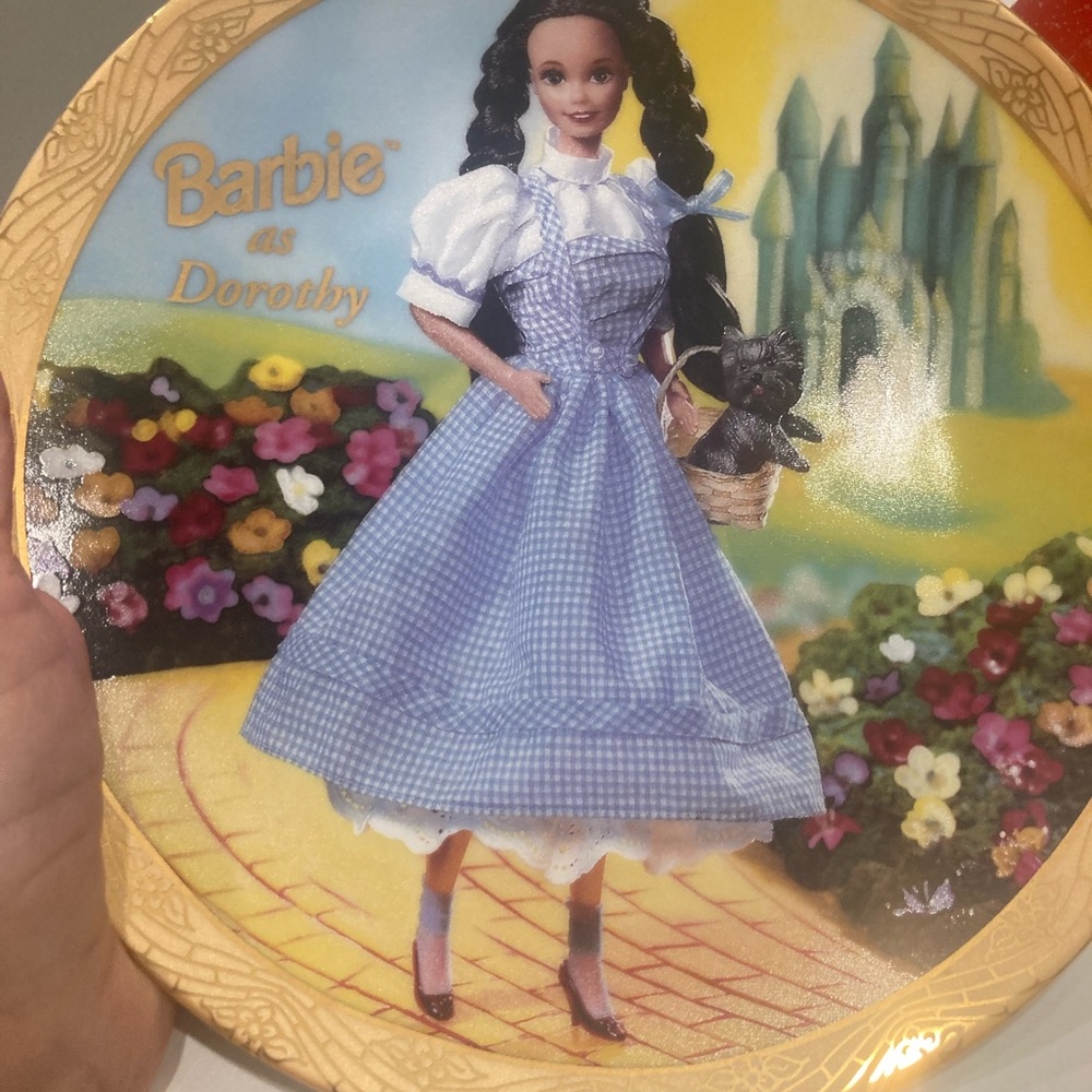 Barbie as Dorothy collector plate